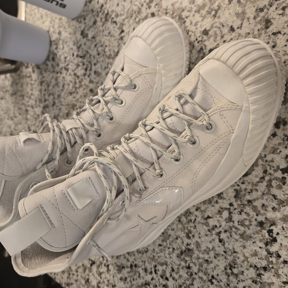 Converse White High-Top Sneakers - Picture 1 of 5